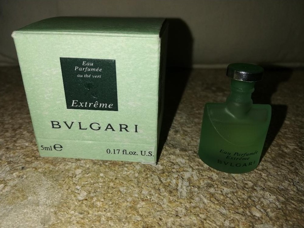 BULGARI EAU DE THE VERT EXTREME parfums beaute miniatures bulgari eau de the vert extreme