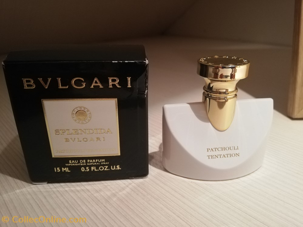BULGARI SPLENDIDA PATCHOULI TENTATION parfums beaute miniatures bulgari splendida patchouli tentation
