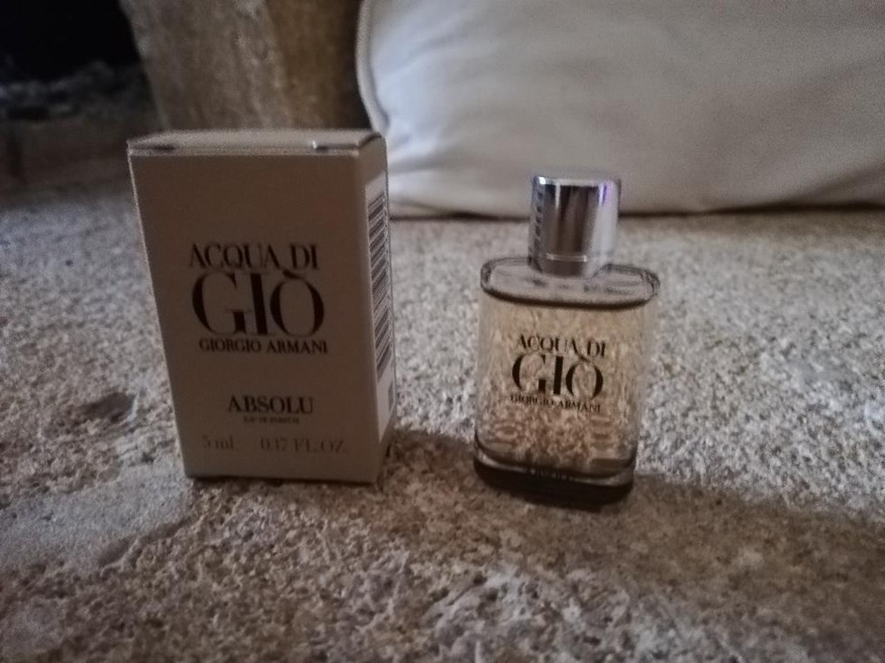 ARMANI ACQUA DI GIO ABSOLU parfums beaute miniatures armani acqua di gio absolu