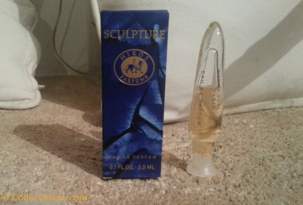 NIKOS PARFUM SCULPTURE parfums beaute miniatures nikos parfum sculpture