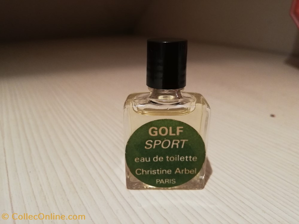 parfums beaute miniatures arbel christine golf sport