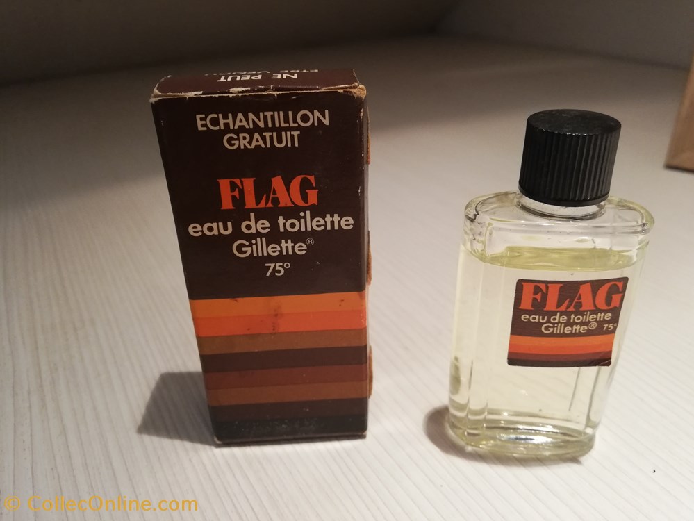 GILLETTE FLAG parfums beaute miniatures gillette flag