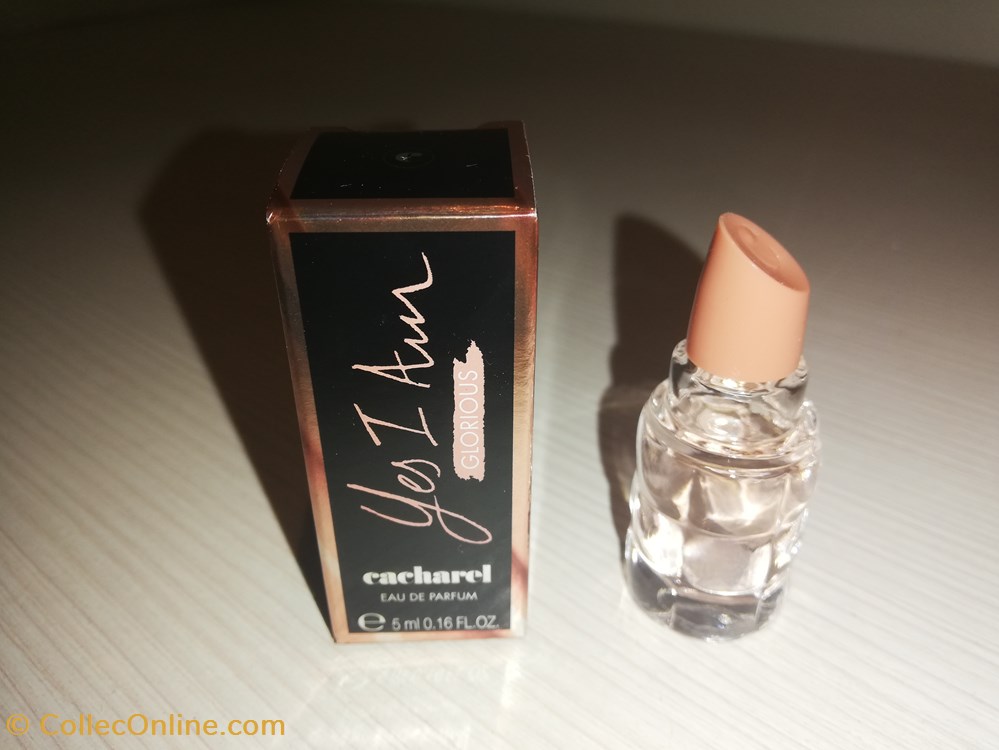 parfums beaute miniatures cacharel yes i am glorious