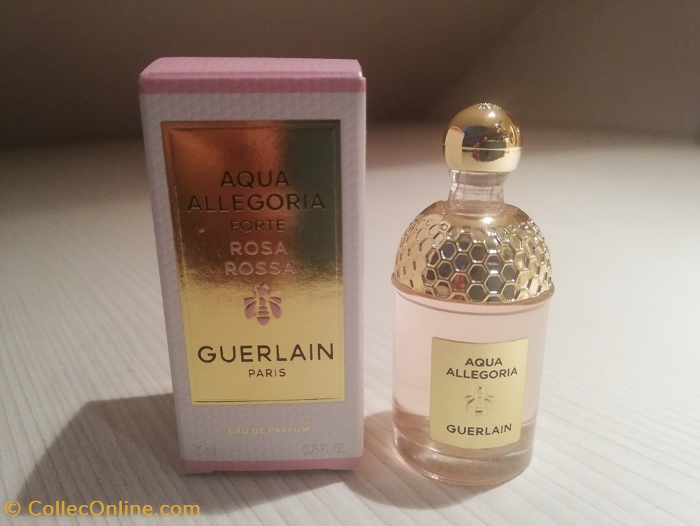 GUERLAIN AQUA ALLEGORIA FORTE ROSA ROSSA parfums beaute miniatures guerlain aqua allegoria forte rosa rossa