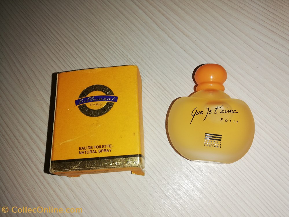 HALLYDAY JOHNNY QUE JE T'AIME FOLLEMENT parfums beaute miniatures hallyday johnny que je aime follement