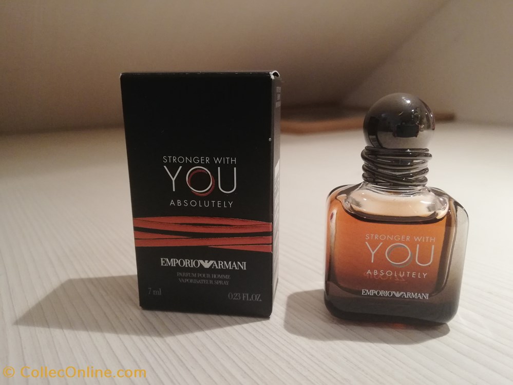 ARMANI EMPORIO STRONGER WITH YOU ABSOLUTELY parfums beaute miniatures armani emporio stronger with you absolutely