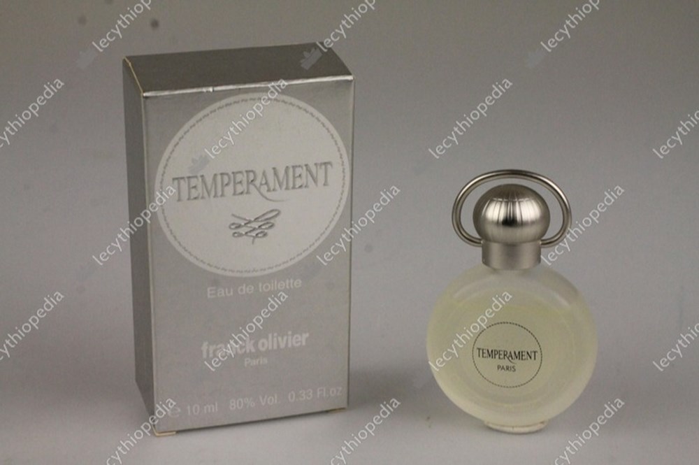 parfums beaute miniatures olivier franck temperament