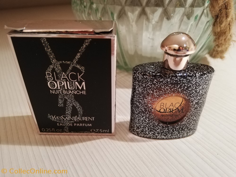 SAINT LAURENT YVES BLACK OPIUM NUIT BLANCHE parfums beaute miniatures saint laurent yves black opium nuit blanche