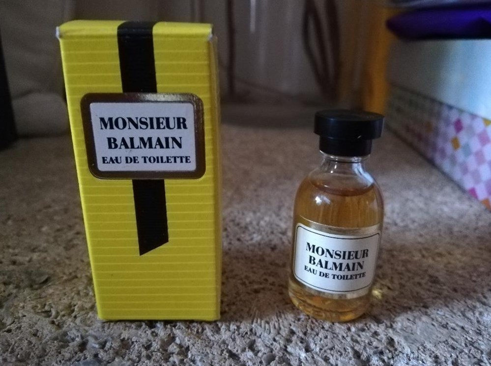 parfums beaute miniatures balmain monsieur