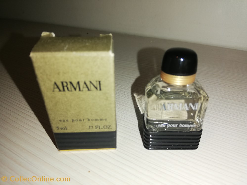 ARMANI EAU POUR HOMME parfums beaute miniatures armani eau pour homme
