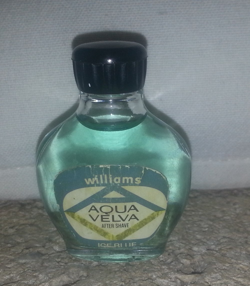 WILLIAMS AQUA VELVA ICE BLUE parfums beaute miniatures williams aqua velva ice blue