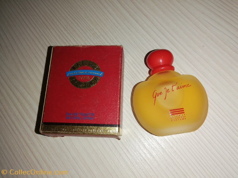 parfums beaute miniatures hallyday johny que je aime passionnement