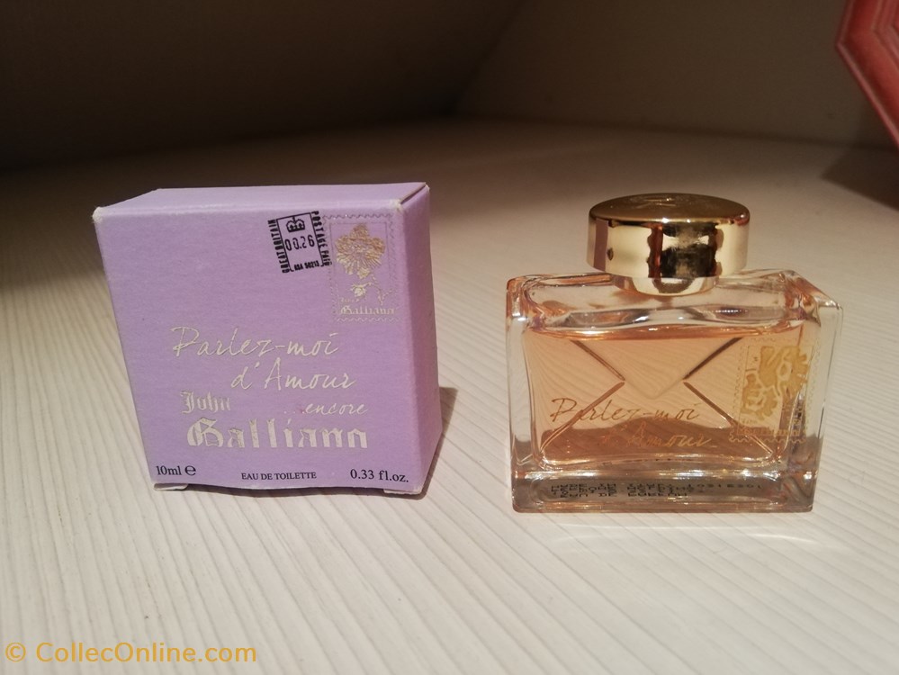 GALLIANO PARLEZ MOI D'AMOUR ENCORE parfums beaute miniatures galliano parlez moi amour encore