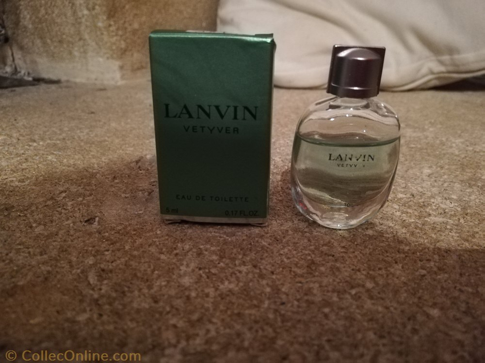 LANVIN VETYVER parfums beaute miniatures lanvin vetyver