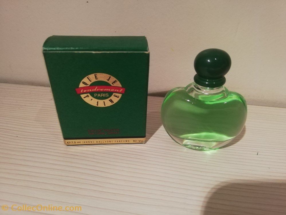 HALLYDAY JOHNNY QUE JE T'AIME TENDREMENTMENT parfums beaute miniatures hallyday johnny que je aime tendrementment
