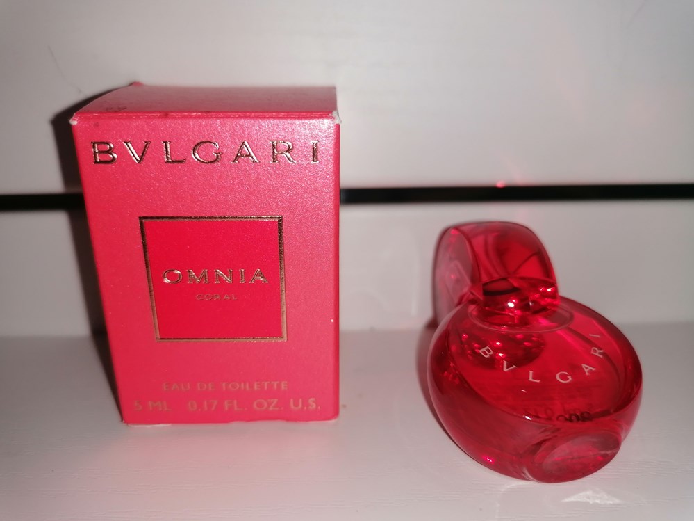 BULGARI OMNIA CORAL parfums beaute miniatures bulgari omnia coral