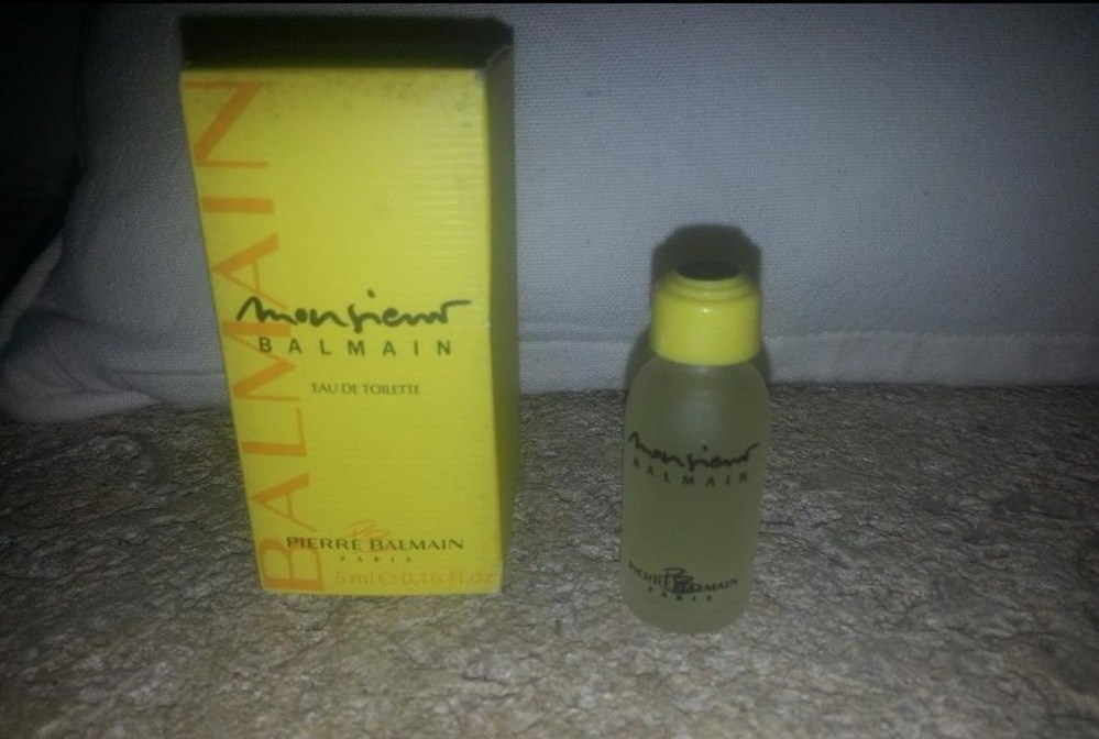 BALMAIN MONSIEUR parfums beaute miniatures balmain monsieur
