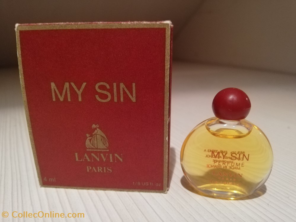 LANVIN MY SIN parfums beaute miniatures lanvin my sin