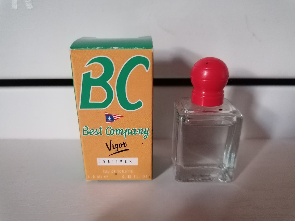 BEST COMPANY BC VIGOR VETIVER parfums beaute miniatures best company bc vigor vetiver