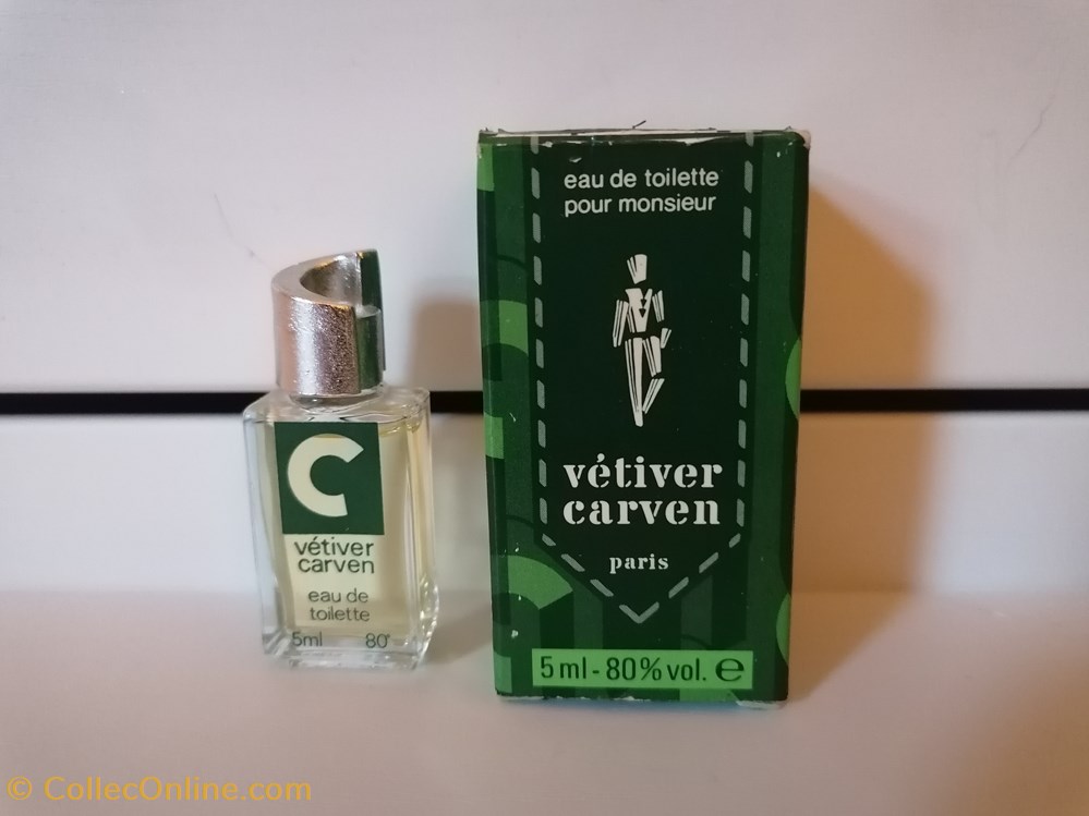 CARVEN VETIVER parfums beaute miniatures carven vetiver
