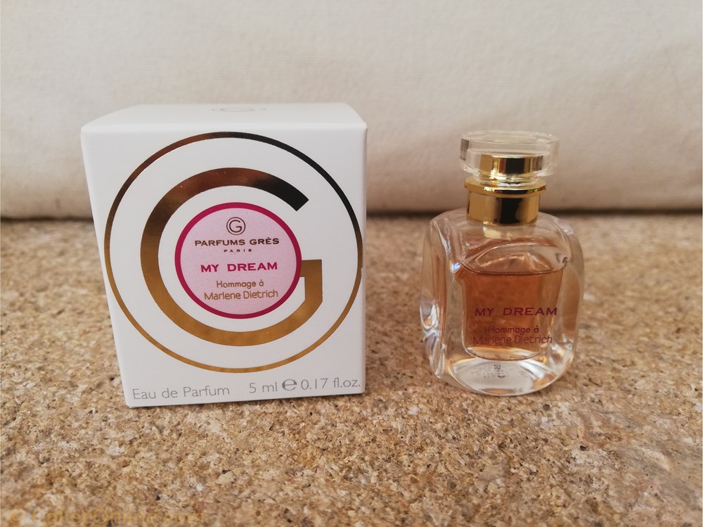 parfums beaute miniatures gres my dream hommage a marlene dietrich