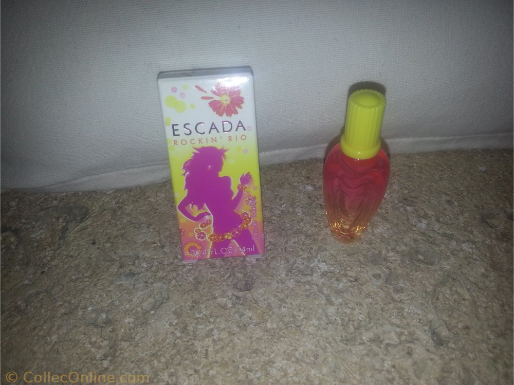 ESCADA ROCK IN RIO parfums beaute miniatures escada rock in rio