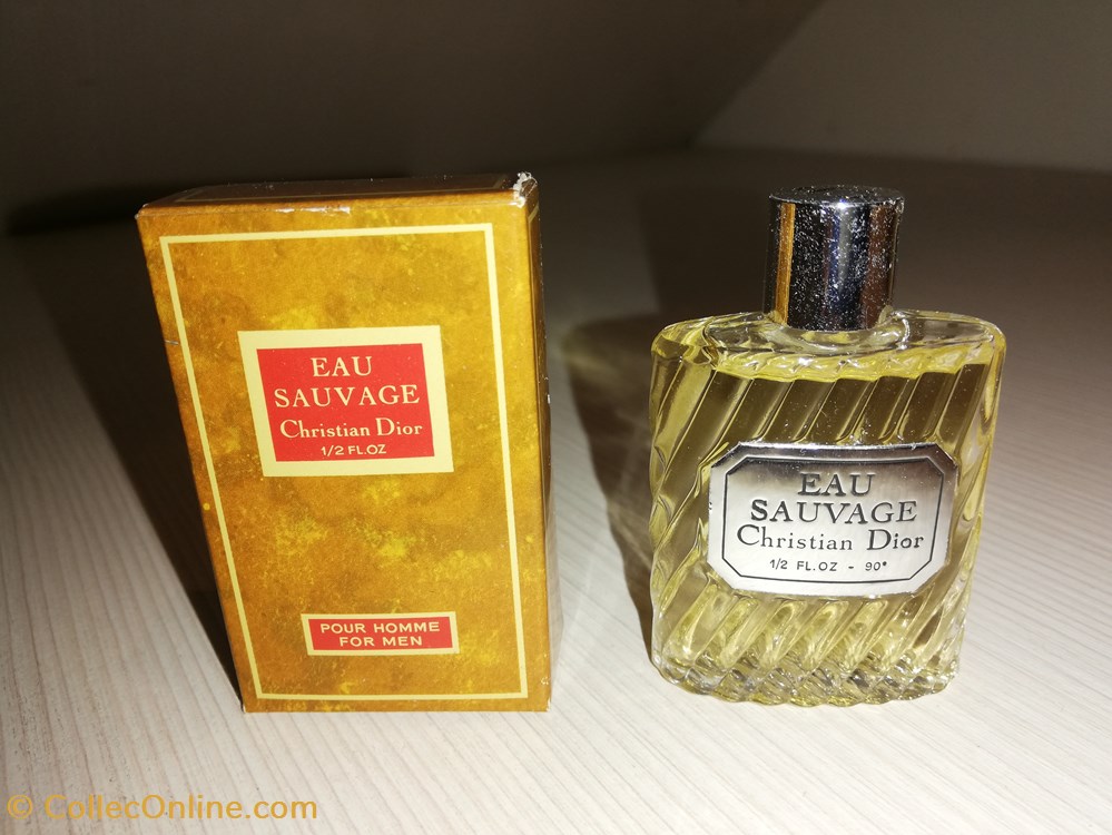 DIOR CHRISTIAN EAU SAUVAGE parfums beaute miniatures dior christian eau sauvage