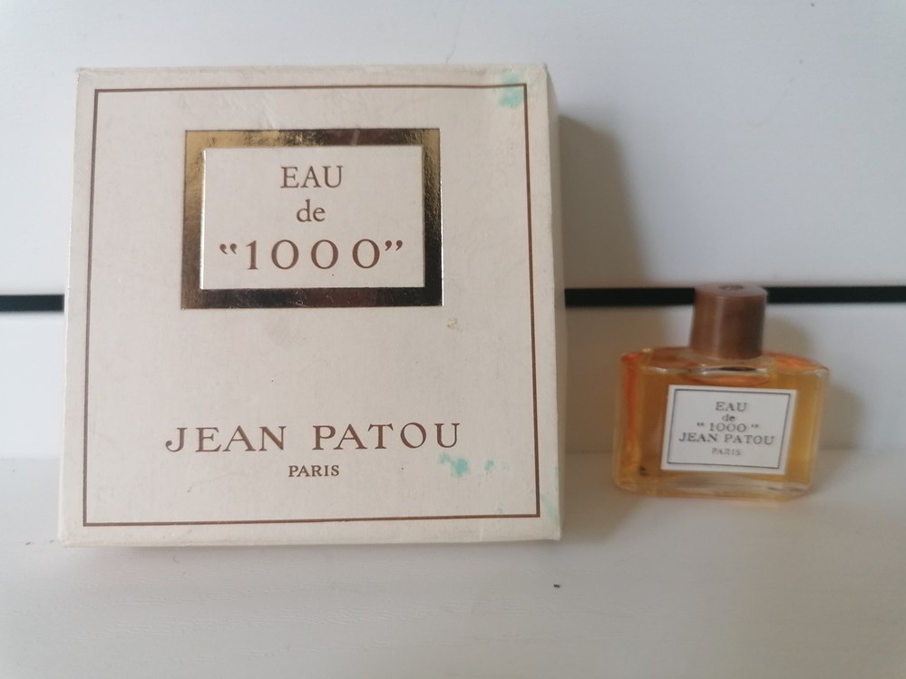 PATOU JEAN EAU DE 1000 parfums beaute miniatures patou jean eau de 1000