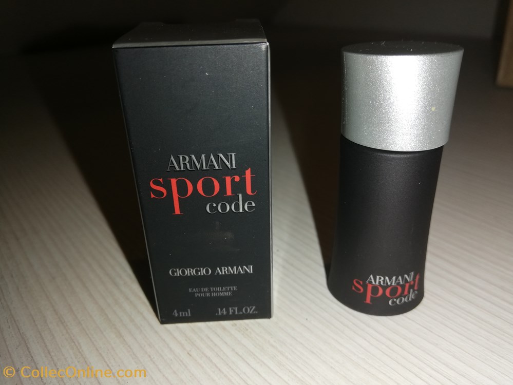 ARMANI CODE SPORT parfums beaute miniatures armani code sport