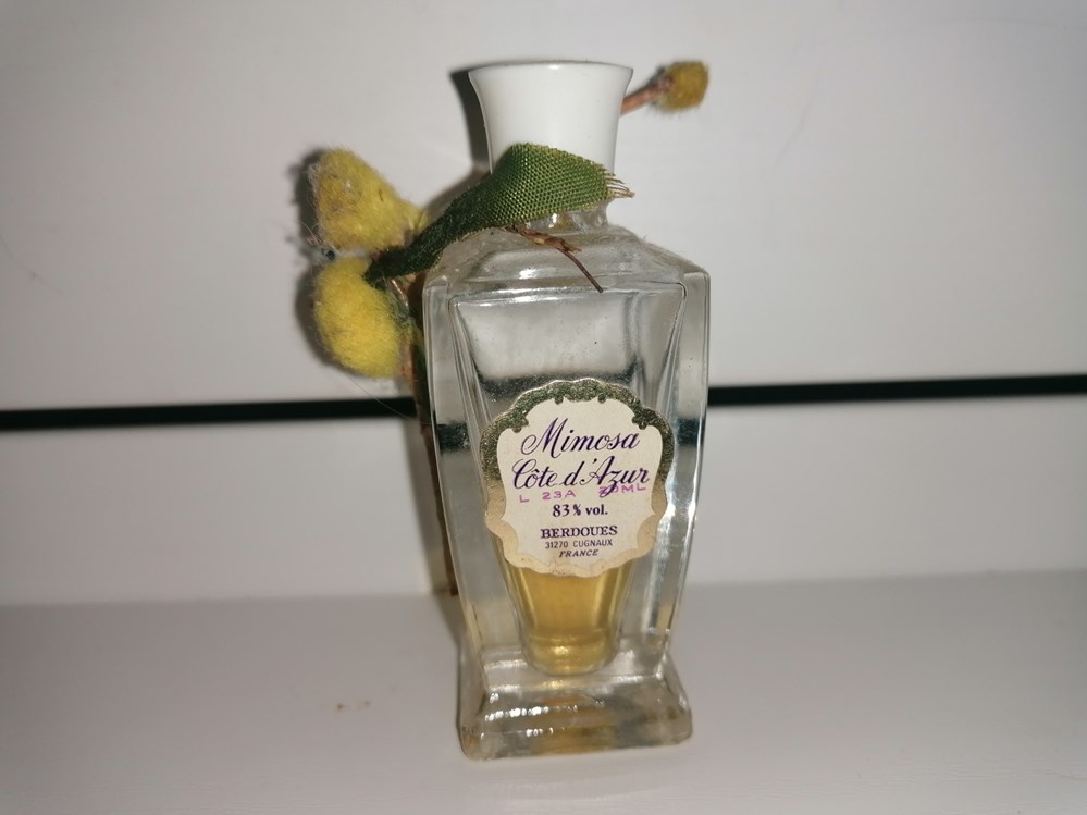 BERDOUES MIMOSA COTE D'AZU parfums beaute miniatures berdoues mimosa cote azu