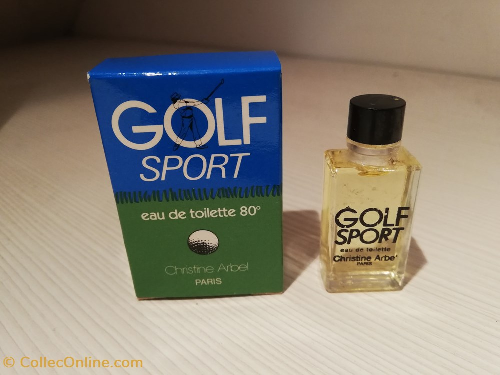 parfums beaute miniatures arbel christine golf sport