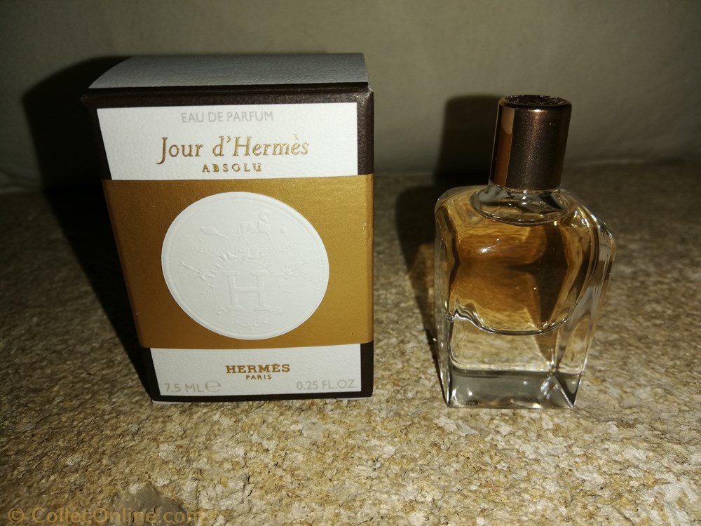 HERMES JOUR D'HERMES L'ABSOLU parfums beaute miniatures hermes jour hermes absolu