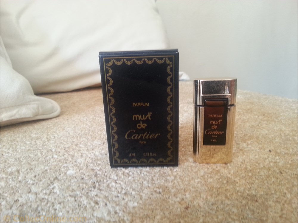 CARTIER MUST parfums beaute miniatures cartier must