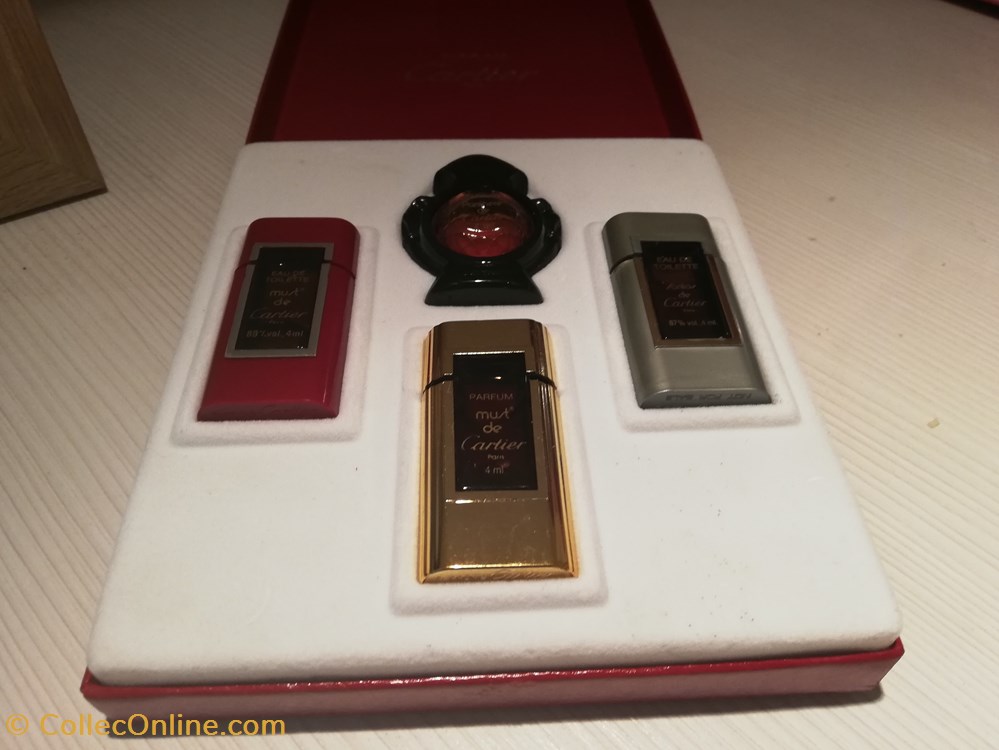 CARTIER MUST COFFRET parfums beaute miniatures cartier must coffret