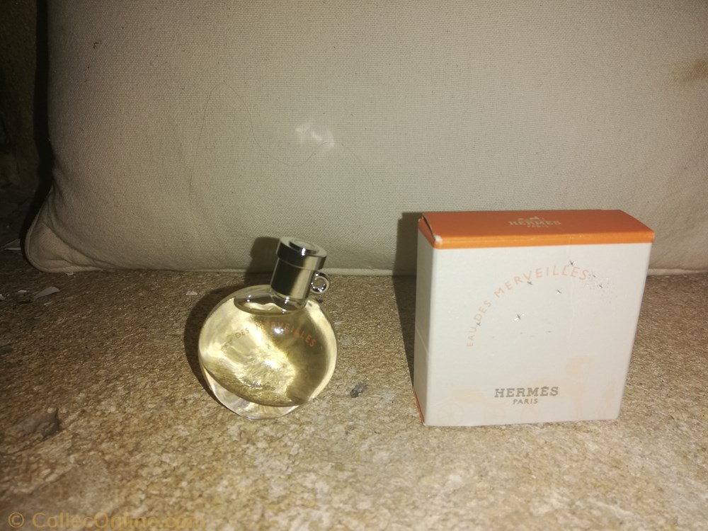 HERMES EAU DES MERVEILLES parfums beaute miniatures hermes eau des merveilles
