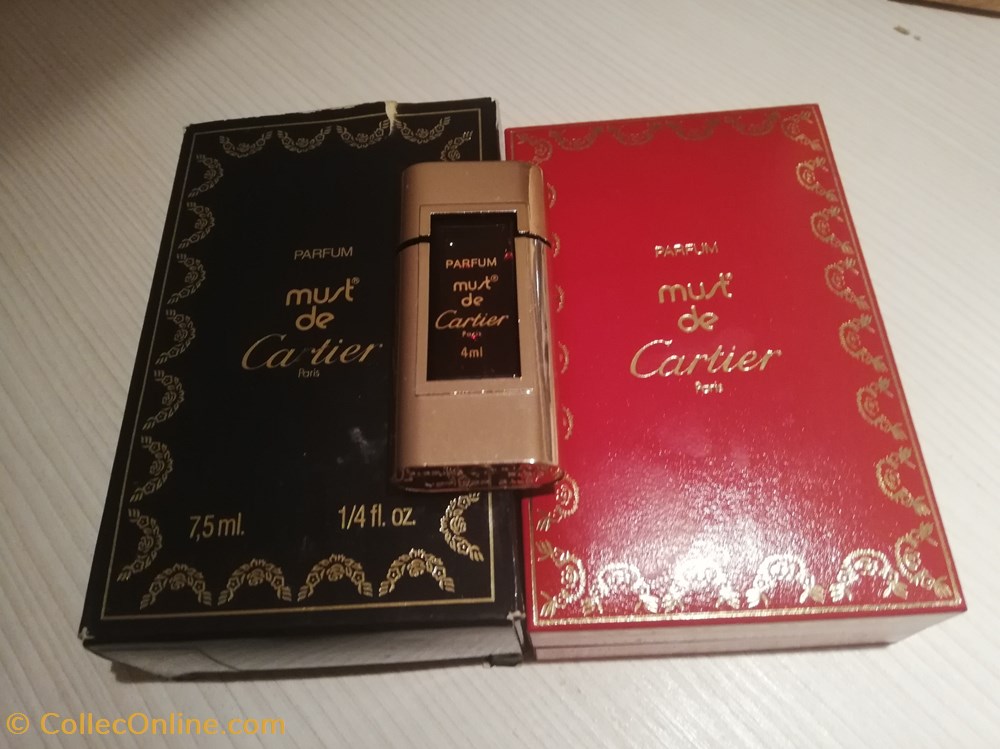 CARTIER MUST parfums beaute miniatures cartier must