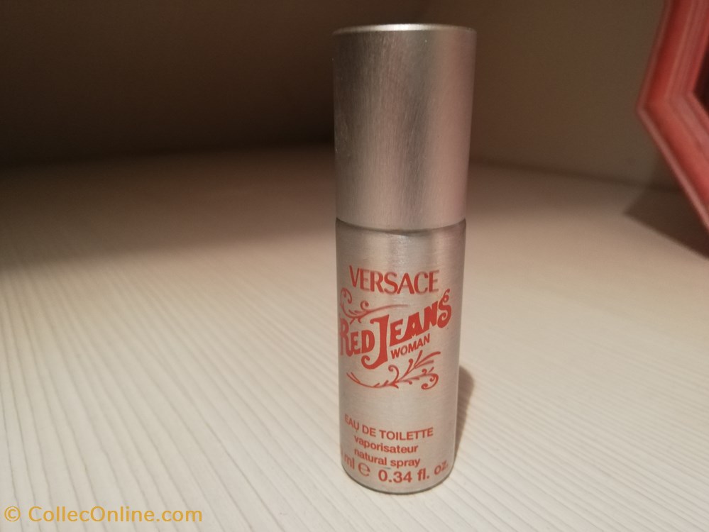 VERSACE RED JEANS parfums beaute miniatures versace red jeans