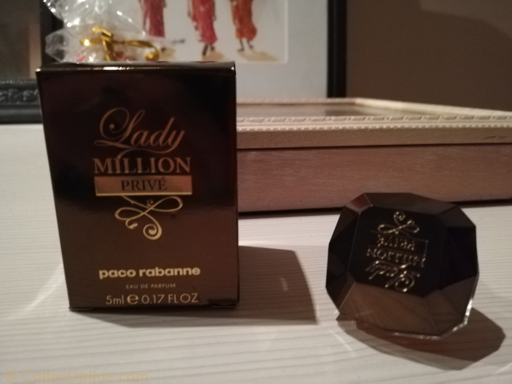 parfums beaute miniatures rabanne paco lady million prive