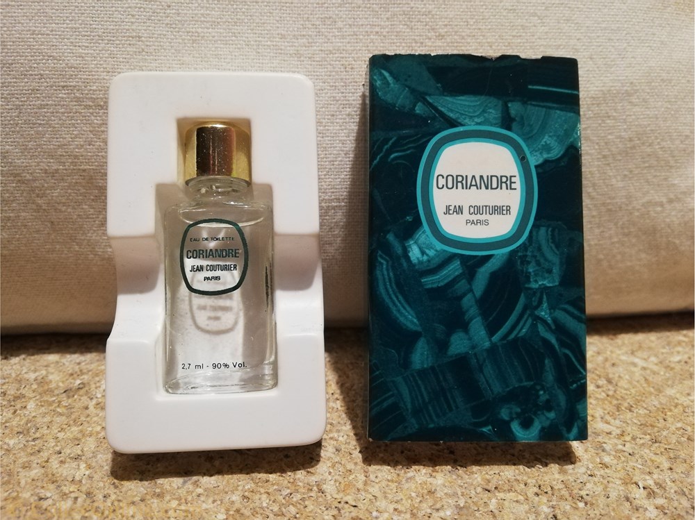 COUTURIER JEAN CORIANDRE parfums beaute miniatures couturier jean coriandre
