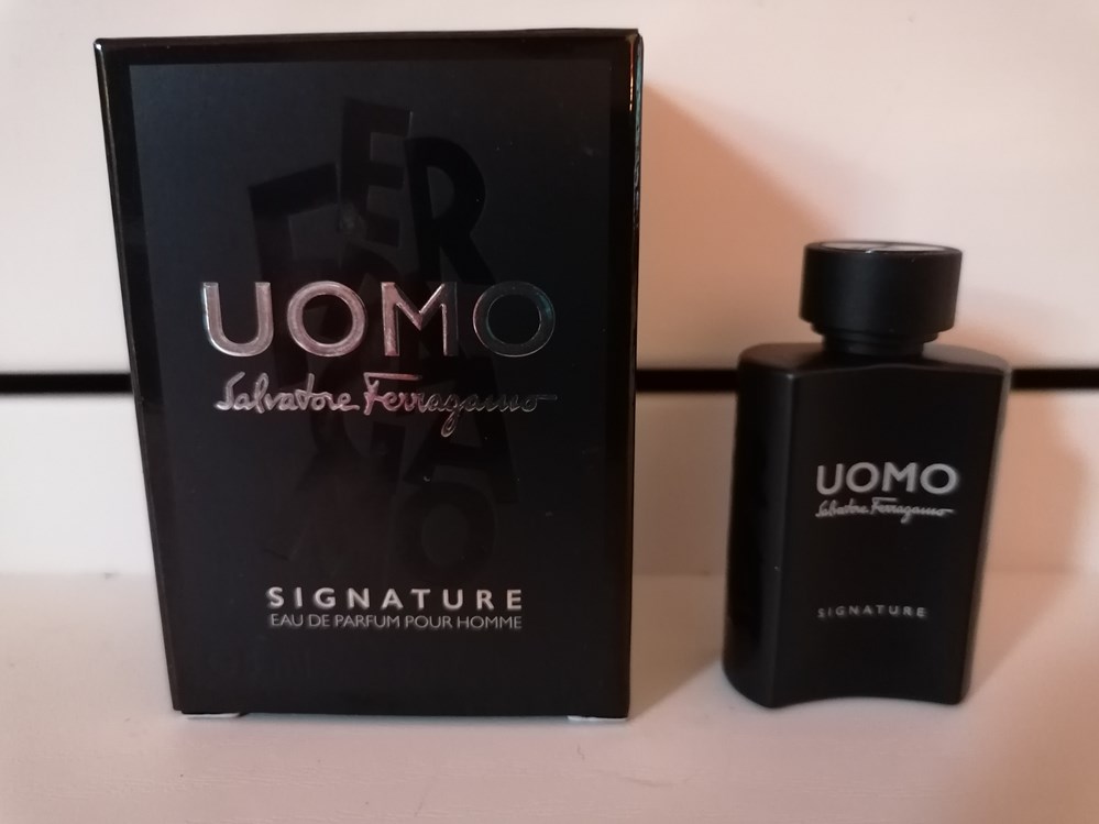FERRAGAMO UOMO SIGNATURE parfums beaute miniatures ferragamo uomo signature