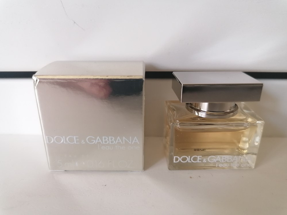DOLCE GABBANA L'EAU THE ONE parfums beaute miniatures dolce gabbana eau the one