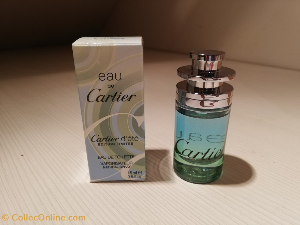 parfums beaute miniatures cartier eau de cartier ete