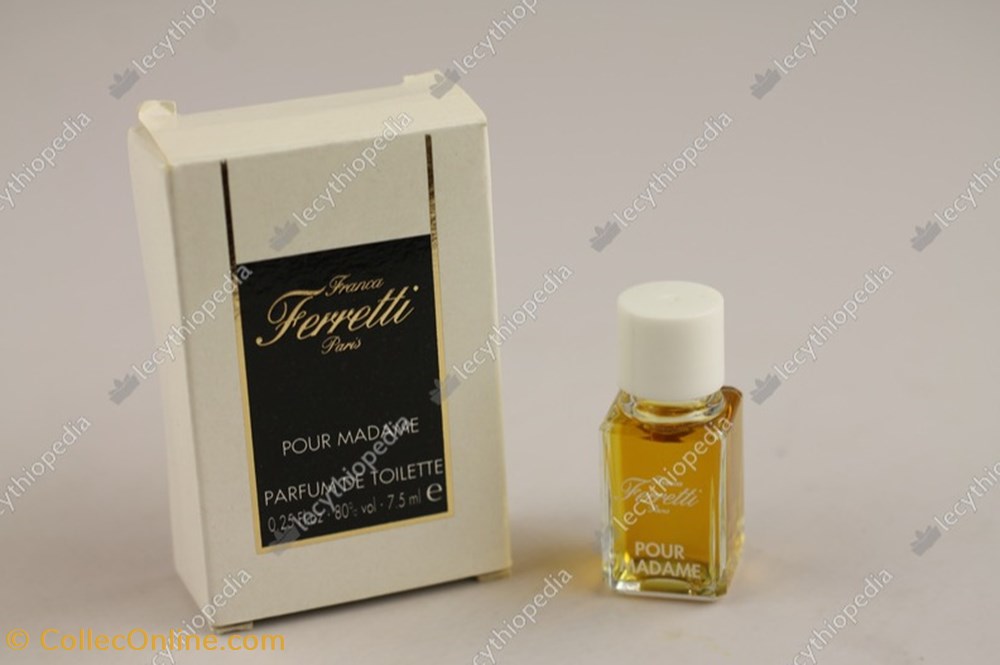 FERRETTI FRANCA POUR MADAME parfums beaute miniatures ferretti franca pour madame