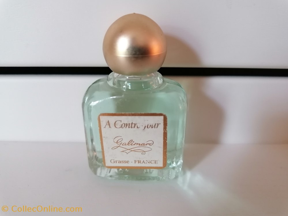 parfums beaute miniatures galimard a contre jour