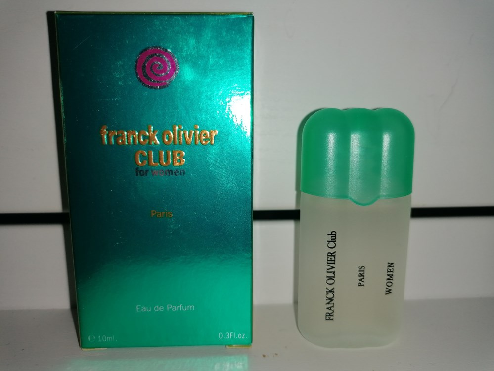 parfums beaute miniatures olivier franck club pour femme