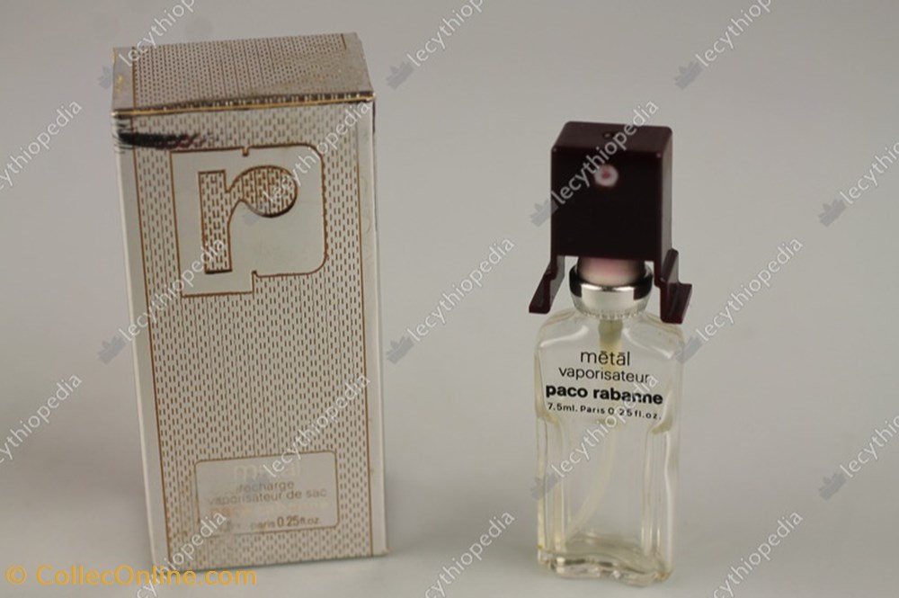 parfums beaute miniatures rabanne paco metal