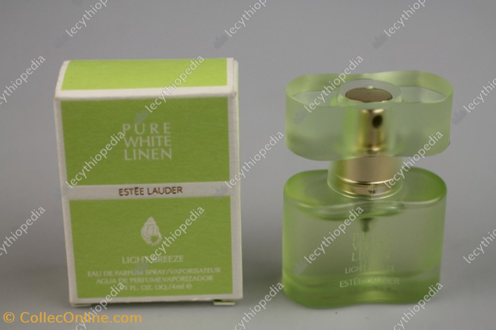 LAUDER ESTEE PURE WHITE LINEN LIGHT BREEZE parfums beaute miniatures lauder estee pure white linen light breeze