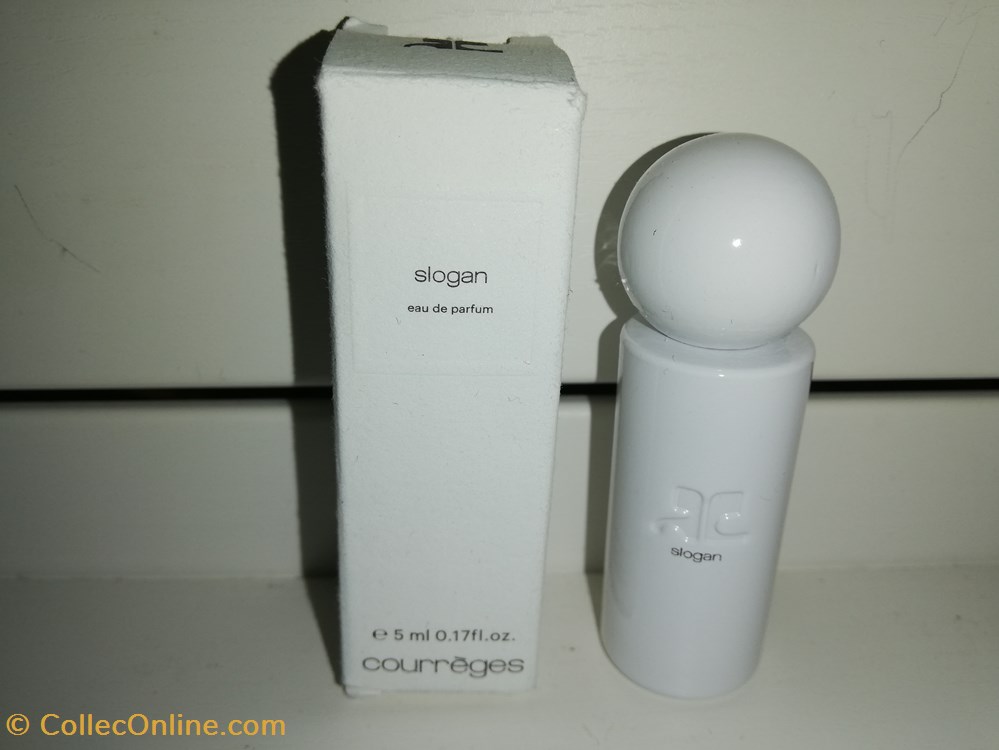 parfums beaute miniatures courreges andre slogan