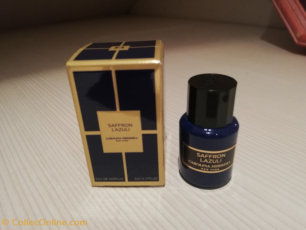 HERRERA CAROLINA CONFIDENTIAL SAFFRON LAZULI parfums beaute miniatures herrera carolina confidential saffron lazuli