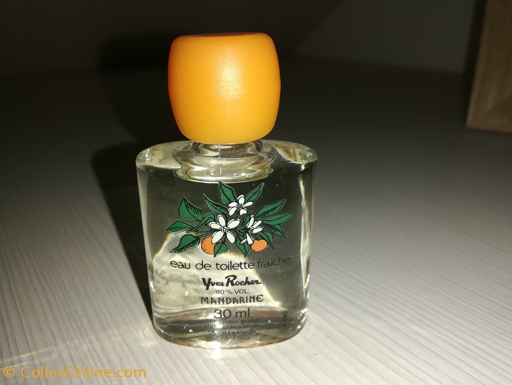 ROCHER YVES MANDARINE parfums beaute miniatures rocher yves mandarine
